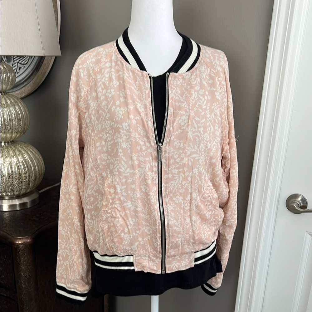 Sanctuary Women's Pink Bomber Jacket